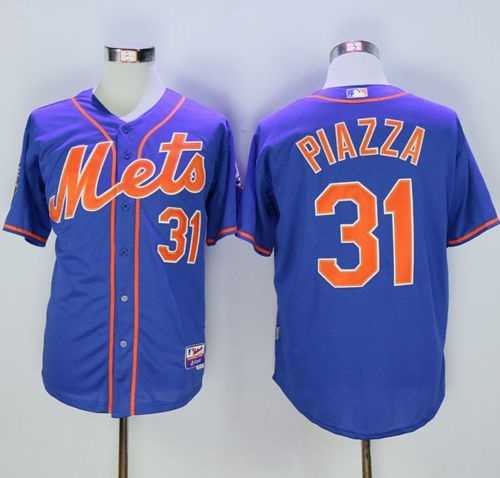 New York Mets #31 Mike Piazza Blue Alternate Home 2016 Hall Of Fame Patch Stitched Baseball Jersey,We sell and wholesale New York Mets #31 Mike Piazza Blue Alternate Home 2016 Hall Of Fame Patch Stitched Baseball Jersey on line form chian!